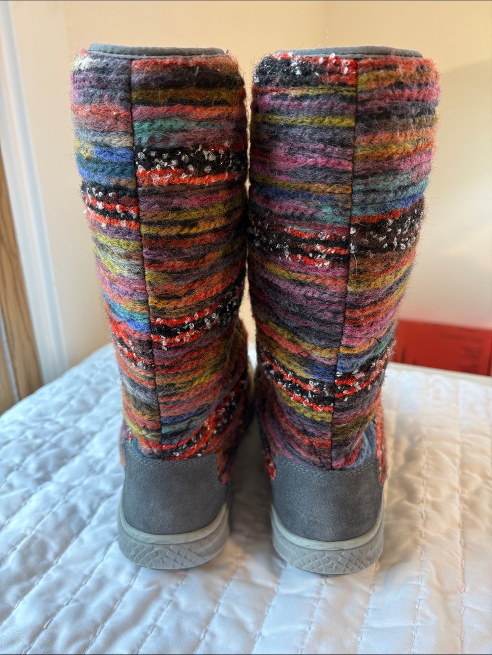 Merrell Women's Pechora Sky Tall Boots Bright Multicolor Sherpa Lined Boho NWOT - Picture 6 of 15